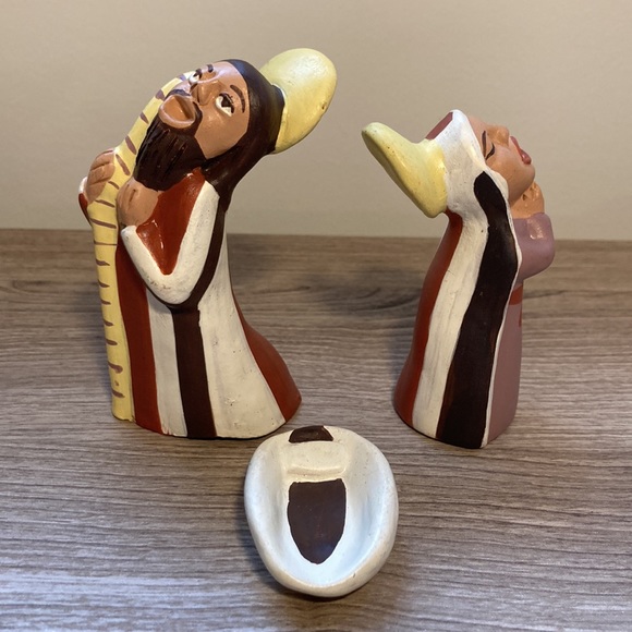 Ciap Peru terra cotta figurines nativity folk art - Picture 2 of 13